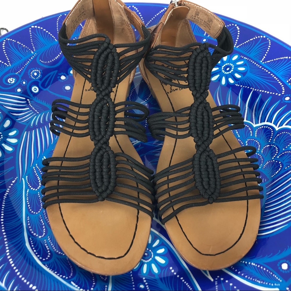 Sam Edelman Circus // sz 7 black crochet sandals